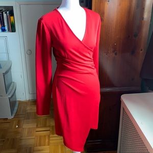 Women’s red Bodycon dress- size medium